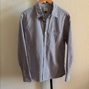 J. Crew Men's Casual Gingham print Shirt -Size Large